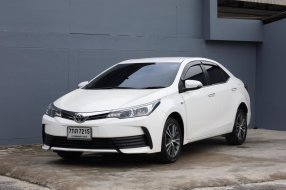 2018 Toyota Corolla Altis 1.6 G รถเก๋ง 4 ประตู สีขาว ฟรีดาวน์  ออกรถง่าย ได้รถไว